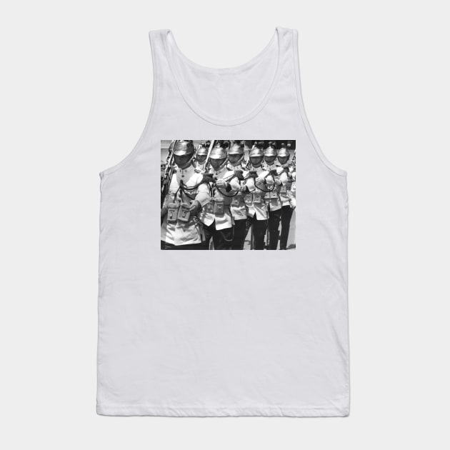 Marching Peruvian Palace Guards Tank Top by In Memory of Jerry Frank